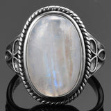 Big natural Moonstone Ring