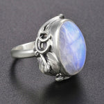 Designer Moonstone Ring silver