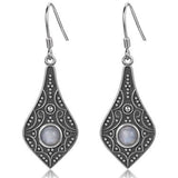 Long Moonstone Earrings