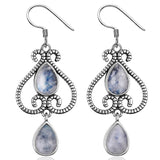 Moonstone Cabochon Earrings