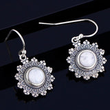 Moonstone Earrings Silver for her