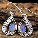 Moonstone Earrings Sterling Silver 925