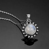 Moonstone Necklace Antique cheap