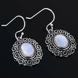 rare Moonstone Earrings Gemstone