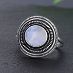 real Blue Moonstone Ring