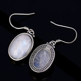 Real Moonstone Earrings silver