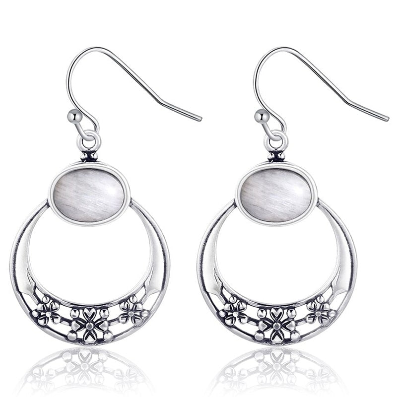 Small Moonstone Earrings Moonstone Store