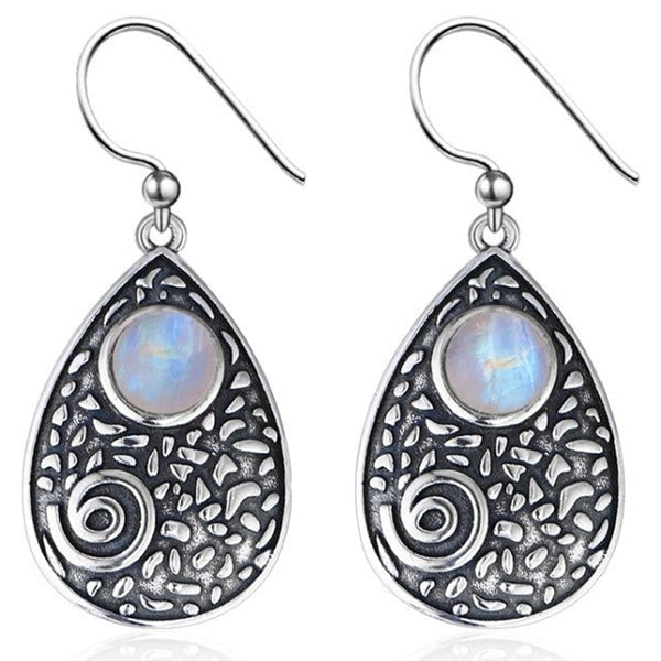 925 Moonstone Earrings