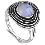 Blue Moonstone Ring
