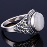 Celtic Moonstone Ring silver