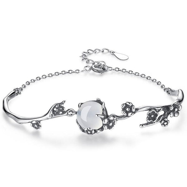 アクセサリー CDL Moon Stone Bracelet genuine-moonstone-