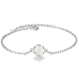 Moonstone Bracelet Sterling Silver