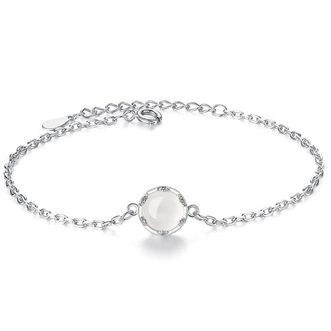 Moonstone Bracelet Sterling Silver | Moonstone Store