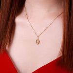 Moonstone Diamond Necklace