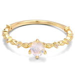 Moonstone Engagement Ring Gold plated