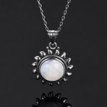 Moonstone Necklace Antique silver