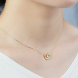 Moonstone Necklace Gold woman