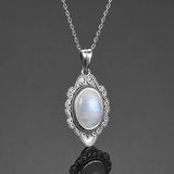 Moonstone Necklace Natural 925