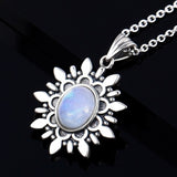 Moonstone Necklace Silver for her