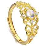 Moonstone Ring 14k Gold