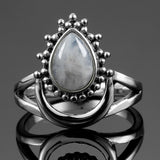 Moonstone Ring 925 silver