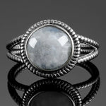 Moonstone Ring Antique silver 925