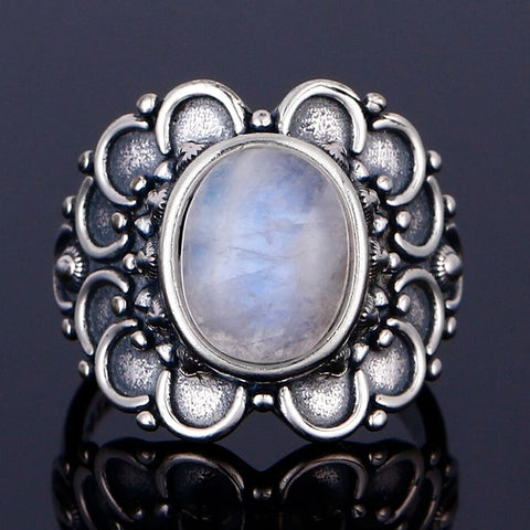 Buy Blue Moonstone Ring, Big Design Ring, American Diamond Ring, Syalish  Jewelry for Wedding, Fashion Jewelry, New Designs Ring, Moonstone Ring  Online in India - Etsy