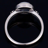 Moonstone Ring for Fertility silver