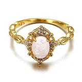Moonstone Ring with Gold 14k