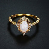 Moonstone Ring with Gold real