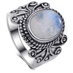 Moonstone Silver Ring Vintage