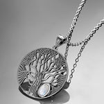 Moonstone Tree of Life Necklace