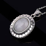 Necklace with Moonstone Silver sterling 925