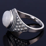 real Celtic Moonstone Ring
