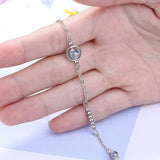 real Moonstone Bracelet Silver