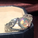 true Vintage Rainbow Moonstone Ring