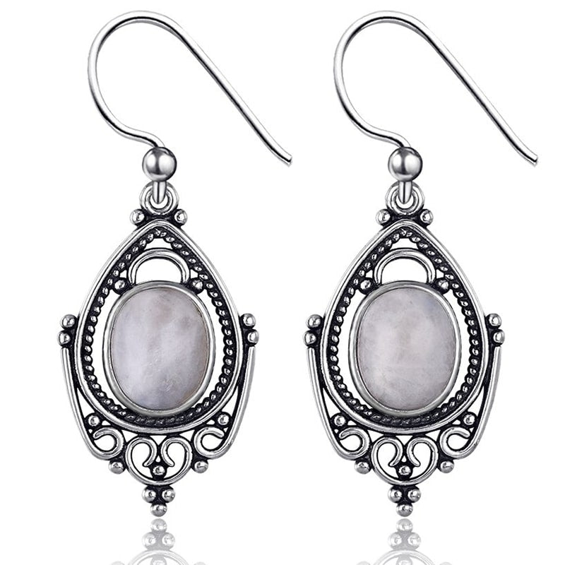 ◇wing bling◇ Moonstone Selene earrings/earrings Selene Earrings – Kybalion Jewellery