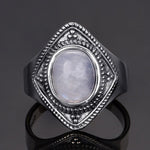 Vintage Antique Moonstone Ring 925 silver