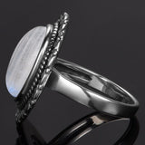 Vintage Tiffany Moonstone Ring silver